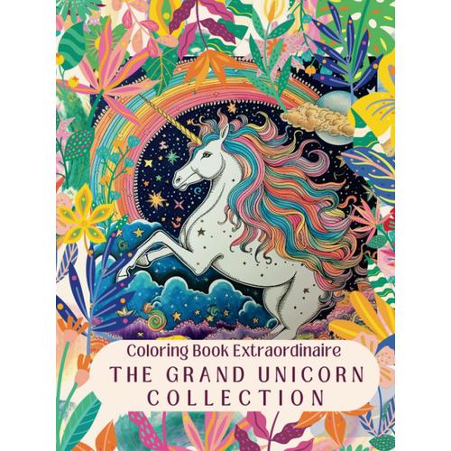 The Grand Unicorn Collection: Coloring Book Extraordinaire: For Unicorn Lovers Ages 4-10: 117 Pages Of Magic And Color