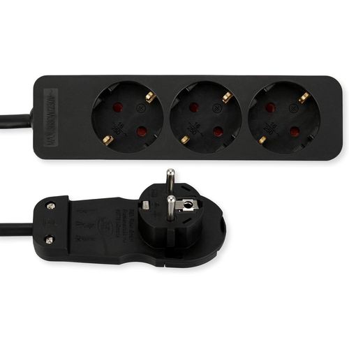 Rallonge multiprise 3X 2m Noir