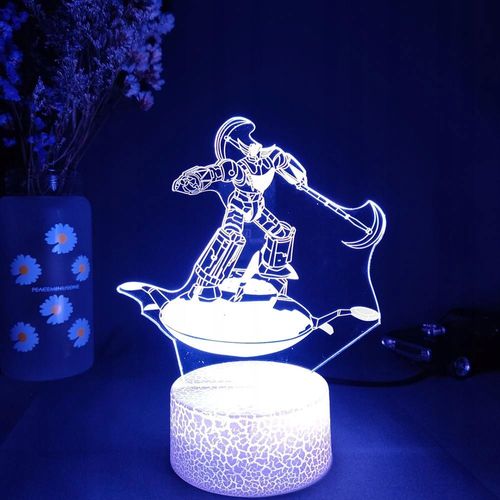 Veilleuse Ufo Robot Goldorak Lampe 3d Chariot Tv