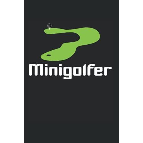 Minigolfer: Monthly Planner Calendar Diary Organizer, 6x9 Inches, Minigolfer Mini Golfer Golfing Minigolf