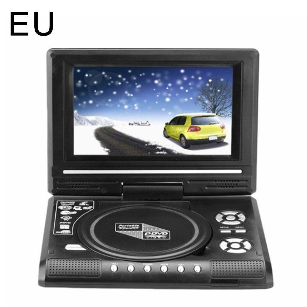 Convient pour Lecteur DVD Portable 9.8 pouces avec Mini télévision batterie  intégrée fonction de mémoire de mise hors tension intelligente