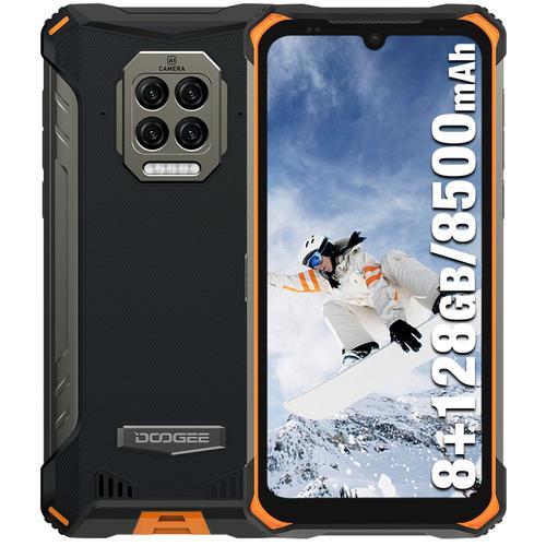 DOOGEE S86 Pro 8/128 Go Smartphone 4 Flashs LED 8500mAh - Orange