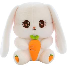 60 cm - Poupée en peluche créative lapin carotte, Jouet en peluche