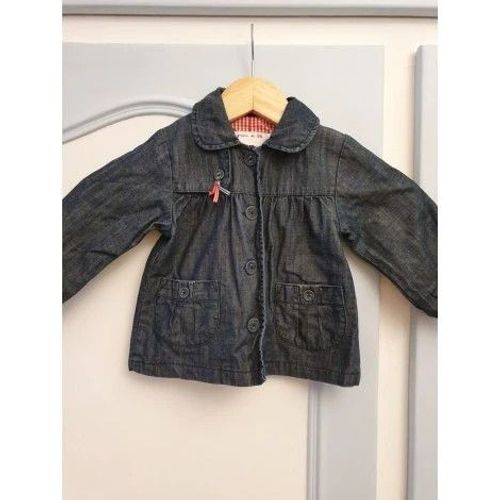 Veste En Jean Grain De Blé, Taille 18 Mois