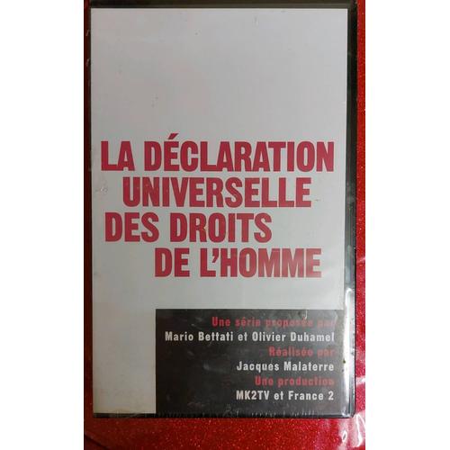 La Déclaration Universelle Des Droits De L'homme- Cassette Vhs