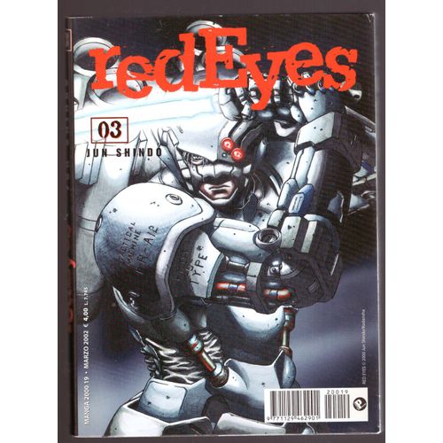 Redeyes N°3, Jun Shindo, Fumetto Per Adulti, Planet Manga, Panini Comics,    Dimensions: 18,10cmx13,10cmx1,70cm, Marzo 2002