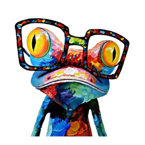 Affiche Toile, Grenouille - 50 X 70 Cm