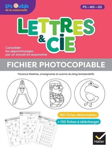 Français Ps-Ms-Gs-Cp Lettres & Cie - Fichier Photocopiable