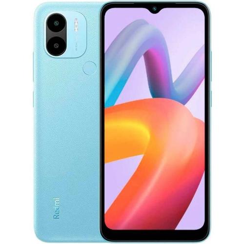 Xiaomi Xiaomi Redmi A2 Smartphone 2Go 32Go Bleu MediaTek Helio G36 Écran Dot Drop HD+ 6,52 pouces CCaméra principale 8MP batterie 5000 mAh