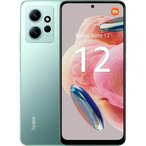 Xiaomi Redmi Note 12 4G Smartphone 6Go 128Go Vert Snapdragon 685 Écran AMOLED DotDisplay 6,67' Caméra 50MP 5000mAh Batterie 33W