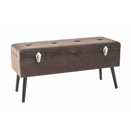 Paris Prix - Banc & Coffre De Rangement "Valise" 106cm Taupe