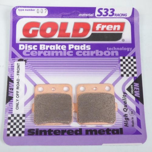 Plaquette De Frein Gold Fren Pour Moto Honda 150 Crf R 2007 À 2019 Avg / Jante Av 17 Pouces Ar 14 Pouces Neuf