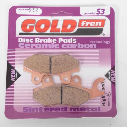 Plaquette De Frein Gold Fren Pour Scooter Xor 0 Xo 2 8.0kw 2013 À 2014 Avg Neuf