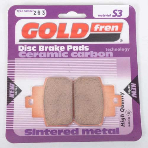 Plaquette De Frein Gold Fren Pour Scooter Piaggio 125 X Evo - Etrier Ar 1 Axe 2007-2016 Ar Neuf