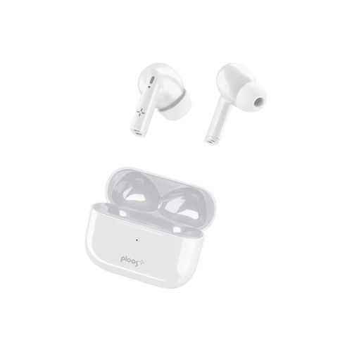 Cellularline Ploos Auricolari Cuffie a Capsula Bluetooth Musica Chiamate Bianco