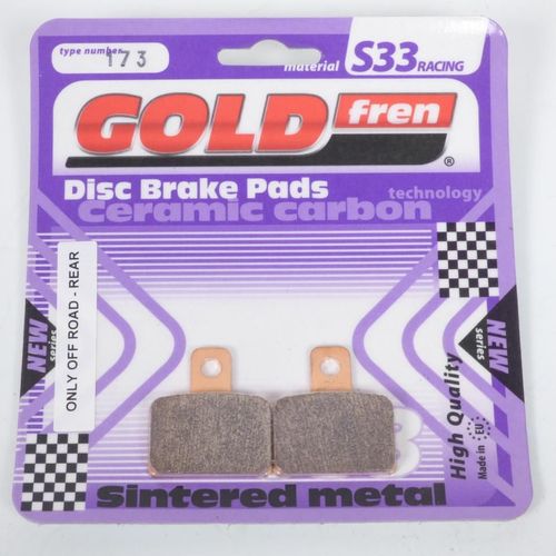 Plaquette De Frein Gold Fren Pour Dirt Bike Polini 125 Xp4 Off Road Avg/Ard / Jante Av 14 / Jante Ar 12 Neuf