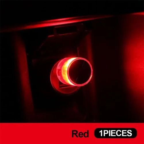Lampe LED USB dintérieur pour voiture - AUTREMENT - Rouge - Blanc - Rechargeable - Plastique rouge