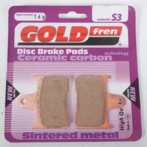 Plaquette De Frein Gold Fren Pour Moto Honda 750 Vt Shadow 2010 À 2012 Ard/Etrier 3 Piston/ Disque Ar/Jante Av 17/Cs2a/C25b Neuf