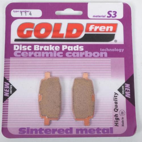 Plaquette De Frein Gold Fren Pour Scooter Pgo 50 Big Max R 1994-2005 Av Neuf