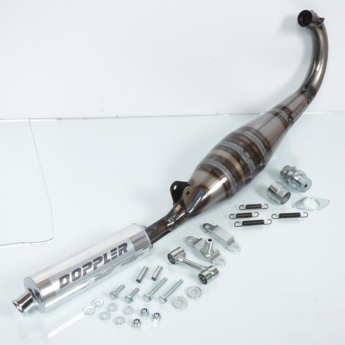 Pot D Échappement Doppler Pour Mobylette Mbk 50 51 Magnum Racing Xr Neuf
