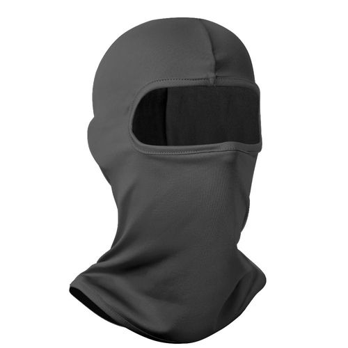 Masque Cagoule Long Homme (Gris Foncé) - Ski, Snowboard, Moto, Protection Uv Et Vent