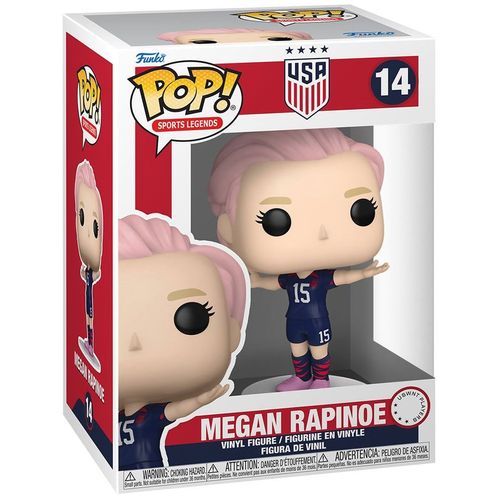Figurine Funko Pop - Légendes Sportives N°14 - Megan Rapinoe (70581)