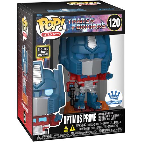 Figurine Funko Pop - Transformers N°120 - Optimus Prime - Lumières Et Son (64998)
