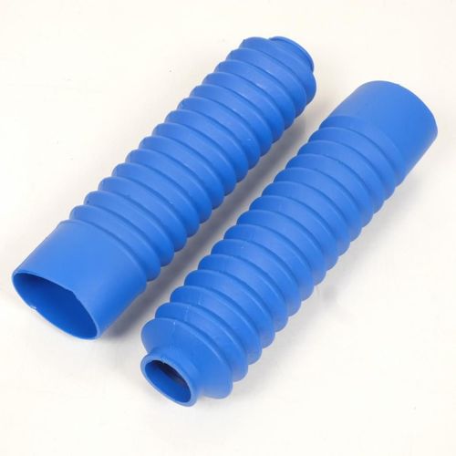Soufflet Protection Fourche Pour Moto Caoutchouc Bleu D: 32mm D: 50mm L:250mm Neuf