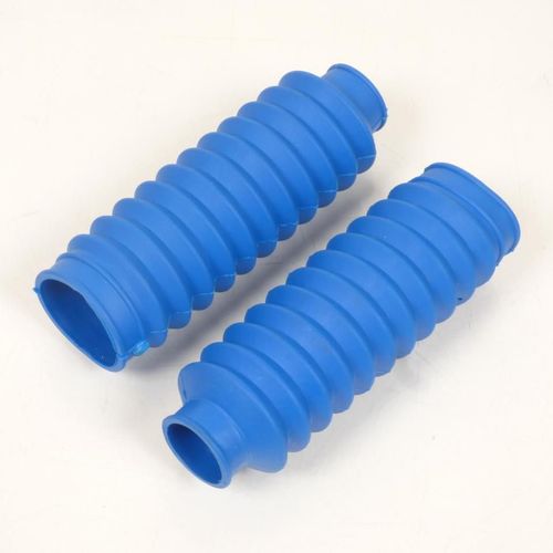 Soufflet Protection Fourche Pour Moto Caoutchouc Bleu D: 28 À 30mm D: 44mm L:180mm Neuf