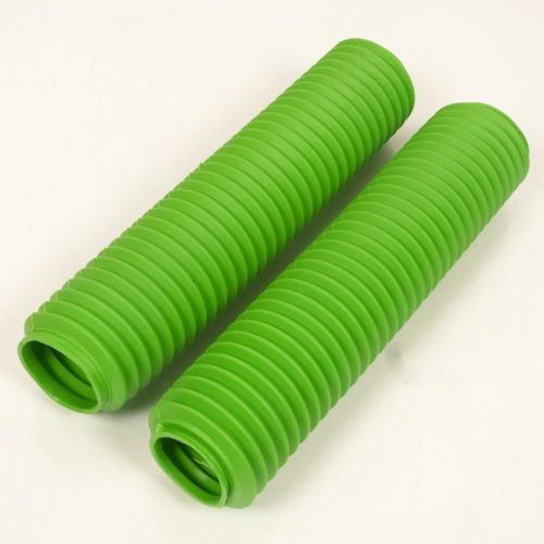 Soufflet Protection Fourche Pour Moto Caoutchouc Vert D: 45/50mm D: 58mm L:460mm Neuf