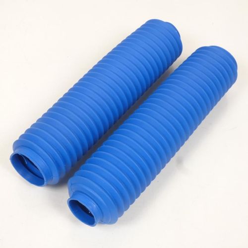 Soufflet Protection Fourche Pour Moto Caoutchouc Bleu D: 42mm D: 60mm L:450mm Neuf