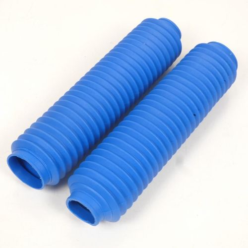 Soufflet Protection Fourche Pour Moto Caoutchouc Bleu D: 38mm D: 50mm L:350mm Neuf