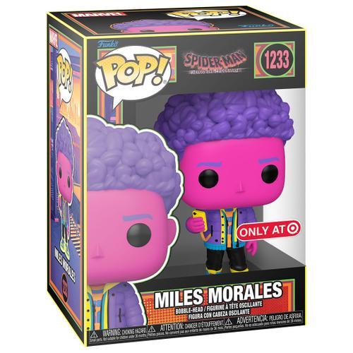 Figurine Funko Pop - Spider-Man : Across The Spider-Verse [Marvel] N°1233 - Miles Morales - Black Light (73936)