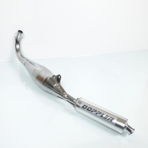 Pot D Échappement Doppler Pour Mobylette Peugeot 50 103 Rcx 1994 À 2003 Er1 / 302-D Chrome Édition Neuf