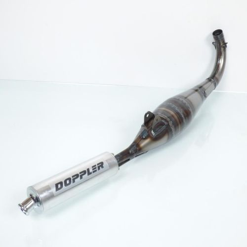 Pot D Échappement Doppler Pour Mobylette Peugeot 50 103 Mvl Er1 / 301-D Silencieux Chromé Neuf