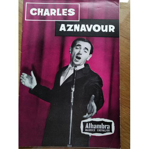 Charles Aznavour Programme Alhambra