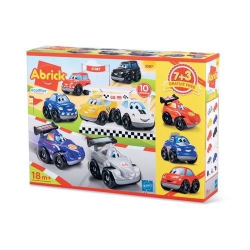 Abrick Coffret 10 Véhicules Fast Car