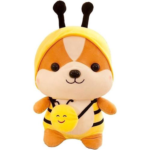 Écureuil Mignon Et Doux (Abeille, 25 Cm) La Poupée Mignonne D'écureuil Créatif Se Transforme En Peluche Remplie D'abeilles