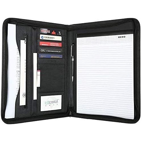 Portfolio A4 En Cuir Pu, Porte Document, Portfolio Cuir Pour Bureau, Agenda D'affaires En Cuir, Chemise De Dossier En Cuir, Portfolio Cuir Pour Directeur