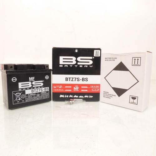 Batterie Bs Battery Pour Scooter Sym 50 Jet Euro X 2003 À 2014 Ytz7s-Bs / Ytz7-S 12v 6.3ah Neuf