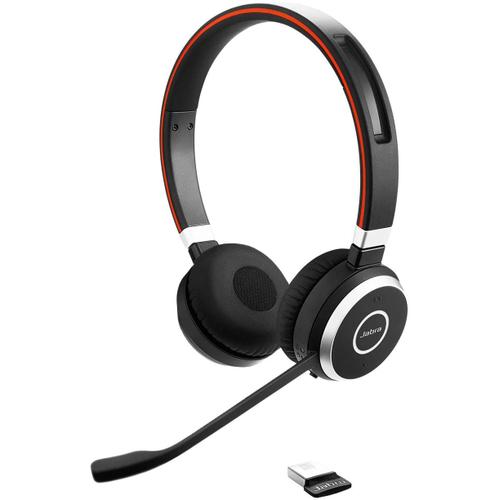Jabra Evolve 65 SE MS Stereo - Micro-casque - sur-oreille - Bluetooth - sans fil - USB - Certifié pour Microsoft Teams - pour Jabra Evolve; LINK 380a MS
