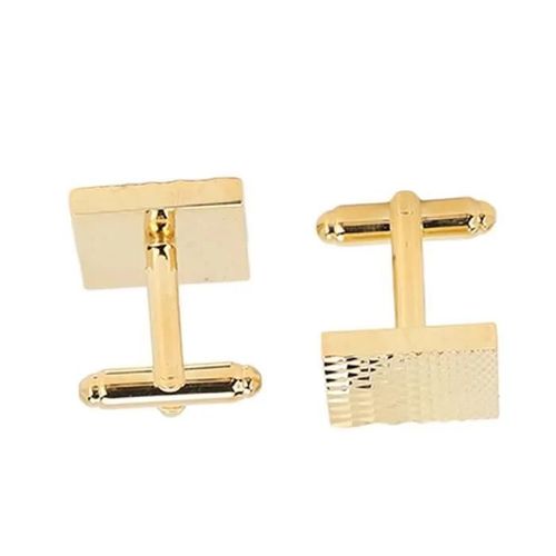 Zerodis Boutons De Manchette De Chemise 1 Paire De Boutons De Manchette Français Double Couche Galvanoplastie En Laiton Poli Or