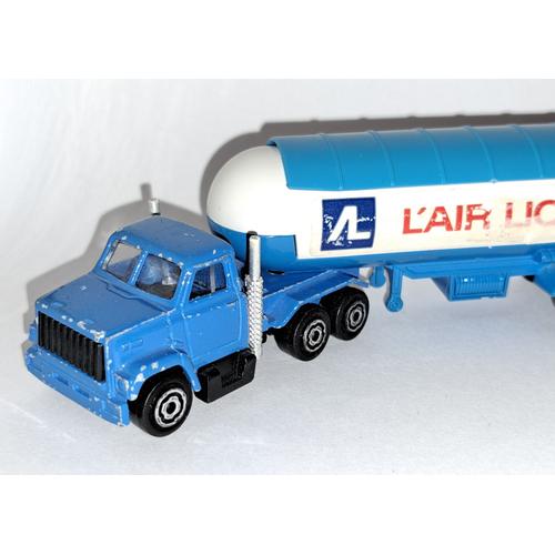 Majorette Réf. 324 Camion Citerne Aux Couleurs D'air Liquide Échelle 1/100 Vintage