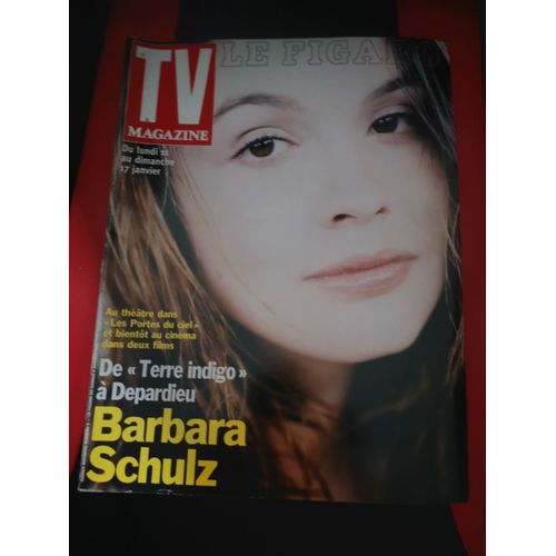 Tv Magazine Le Figaro N°16923 9 Janvier 1999 - Barbara Schulz