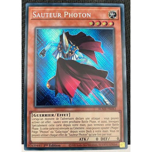 Yu Gi Oh Blmr Fr043 Sauteur Photon Secrète Rare