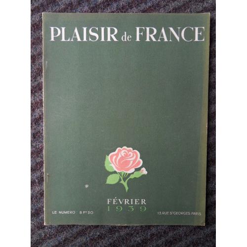 Plaisir De France N°53-Février 1939