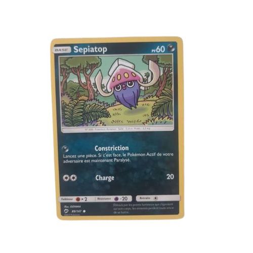 Carte Pokemon - Sepiatop - 89/147 - Ombres Ardentes