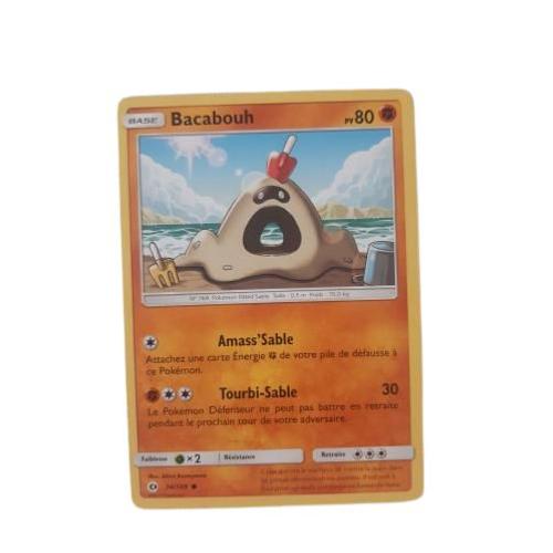 Carte Pokemon - Bacabouh - 79/149 - Extension Soleil Et Lune