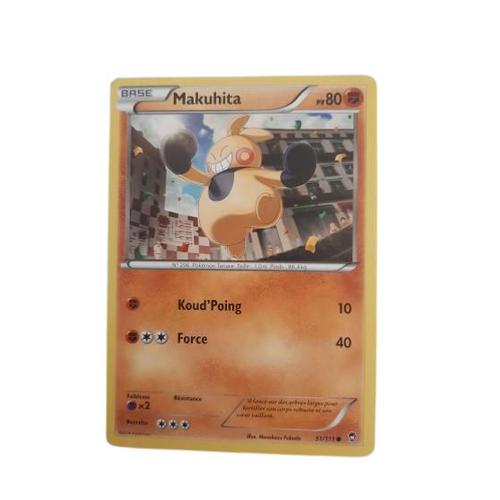 Carte Pokemon - Makuhita - 51/111 - Poings Furieux