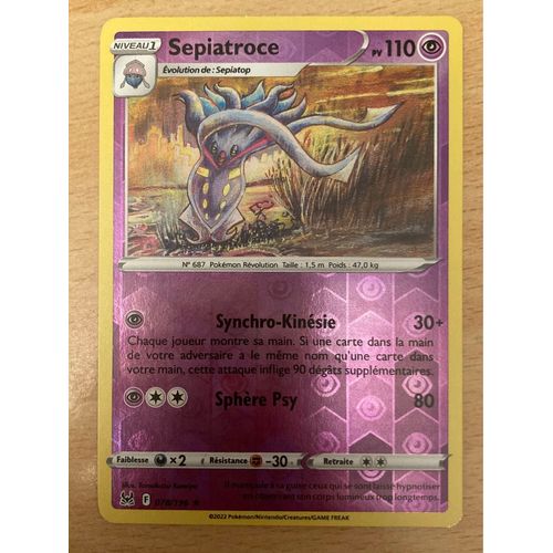(799) Sepiatroce 78/196 Pokemon